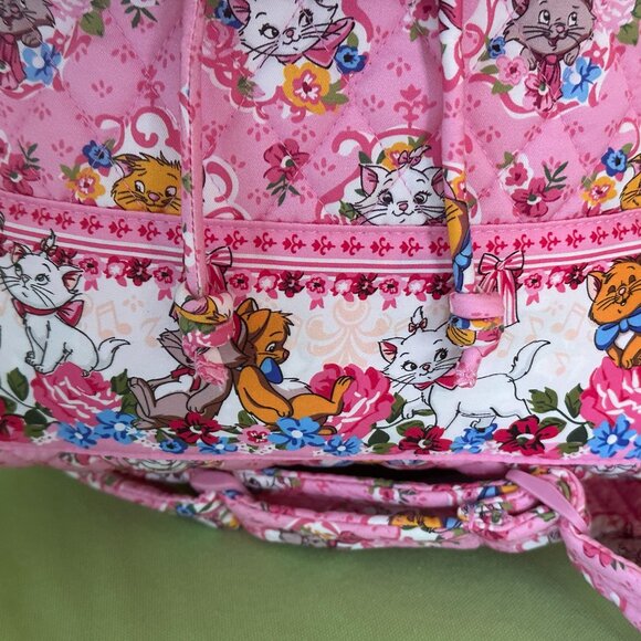 VERA BRADLEY DISNEY ARISTOCATS DRAWSTRING BACKPACK:NWT CATS